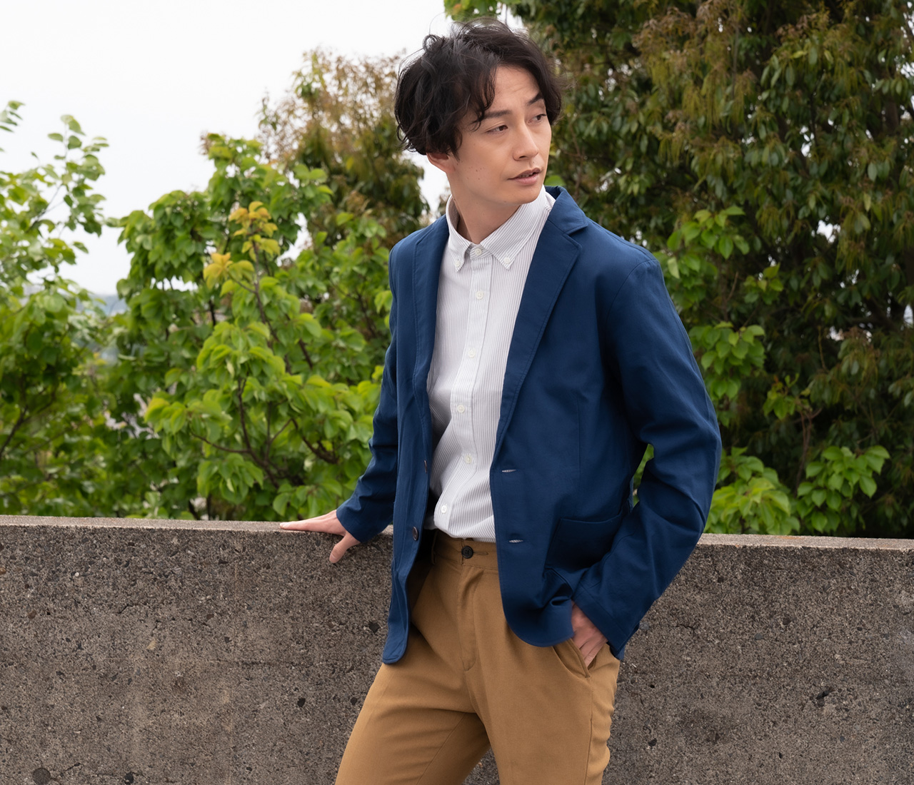 【今治タオル認定済】プレミアムパイル メンズ ライトジャケット