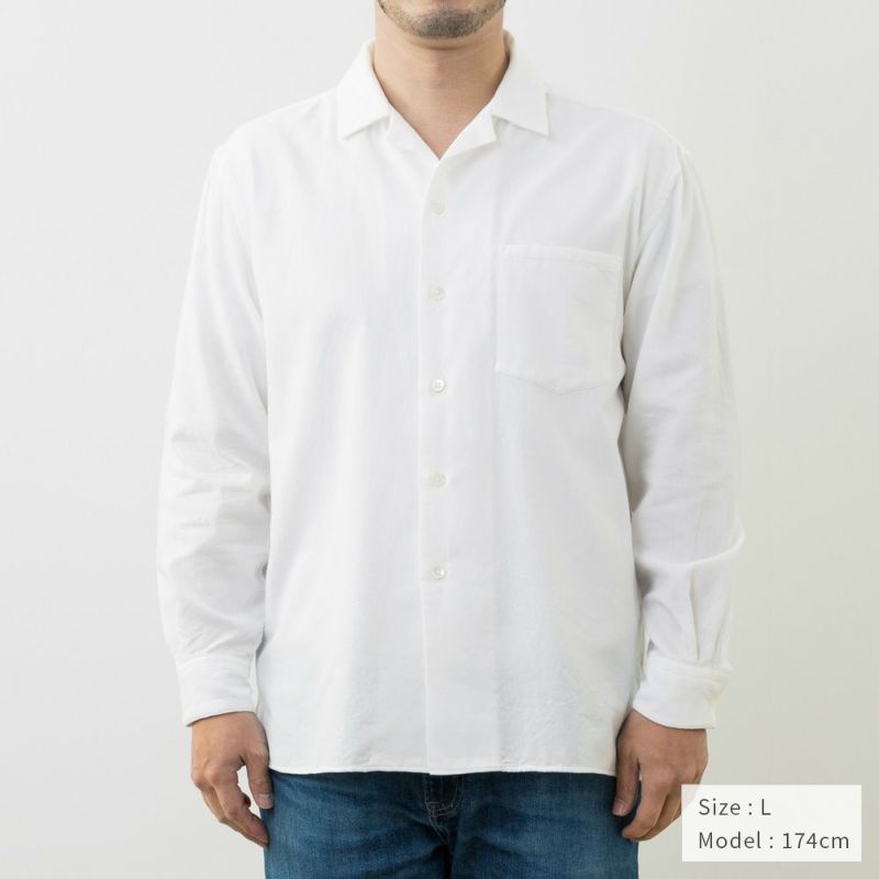 今治タオル・プレミアムパイル】 メンズ カジュアルシャツ 長袖